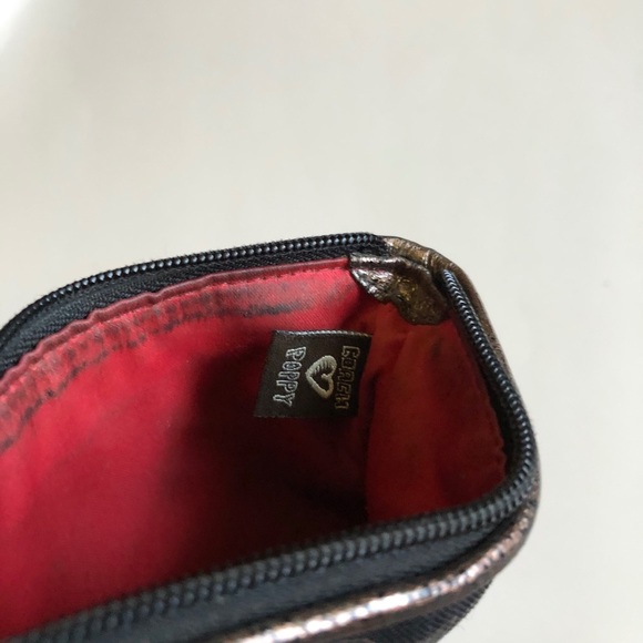 Coach Poppy Limited Edition Grafiti Black Wristlet - Picture 6 of 10